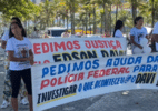 Família de Edson Davi, desaparecido há 1 ano, faz protesto em praia do RJ - Reprodução / Redes Sociais 