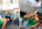 Adolescente é espancada por mulher na porta de escola; polícia investiga
