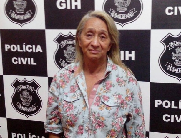 A idosa Odete Alves Cerqueira Pereira, 60, confessou ter mandado matar o namorado por ele não querer se casar com ela - Polícia Civil de Goiás/Divulgação
