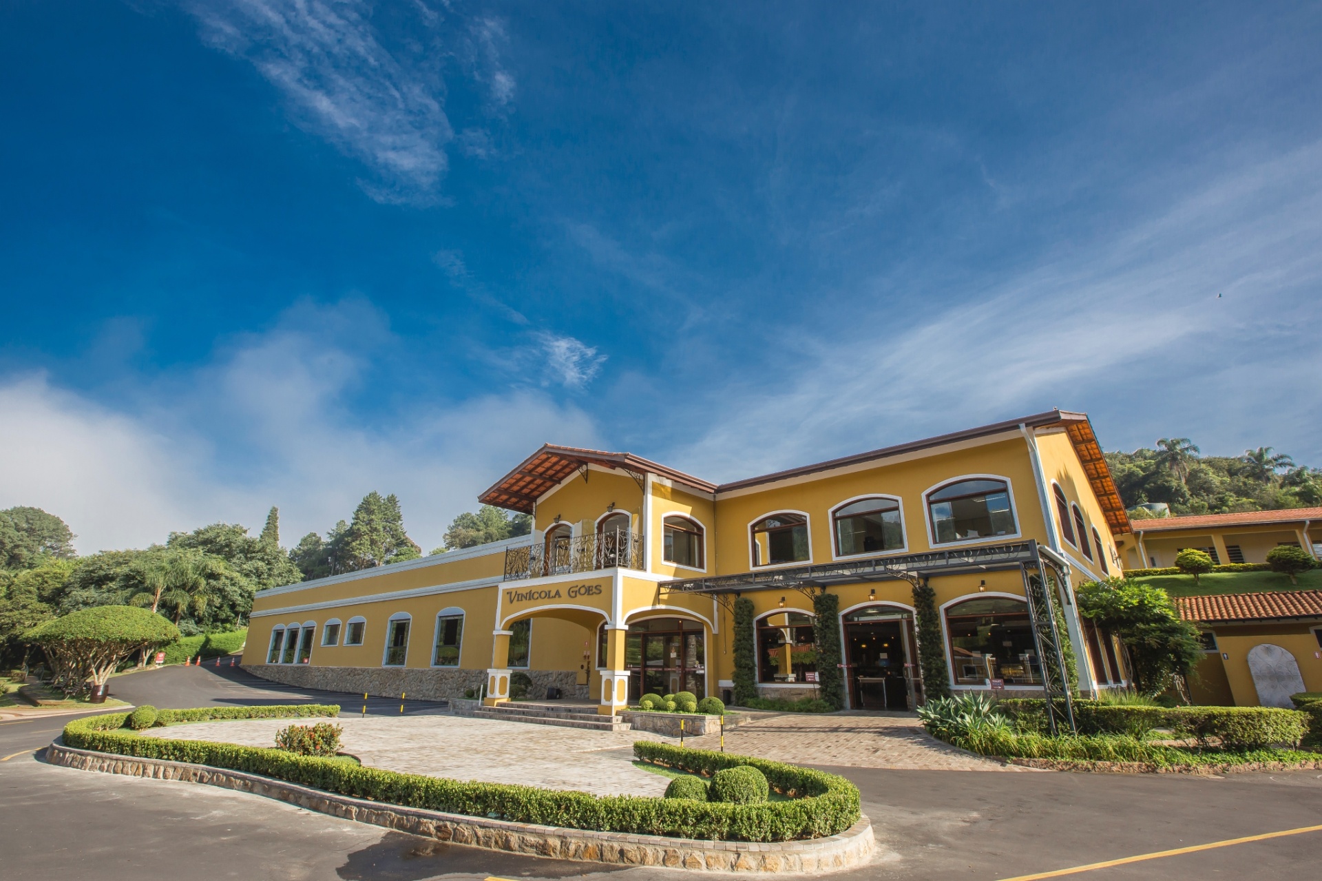 Fachada da Vinícola Góes, de São Roque - Divulgação