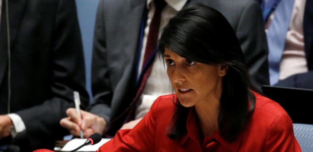 A embaixadora dos EUA na ONU, Nikki Haley - Mike Segar/Reuters