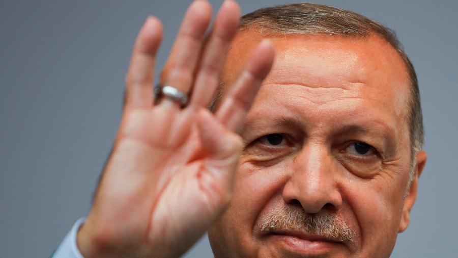 Presidente da Turquia, Recep Tayyip Erdogan; país deixou a Convenção de Istambul sobre violência a mulheres - Alkis Konstantinidis/Reuters