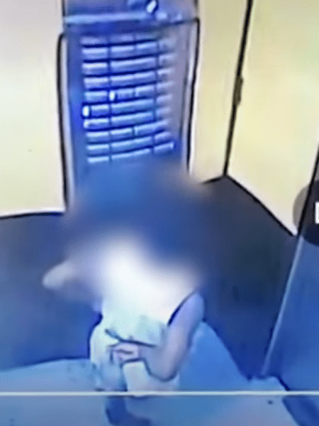 Vídeo mostra o elevador momentos antes de menino cair de prédio em Recife - Reprodução