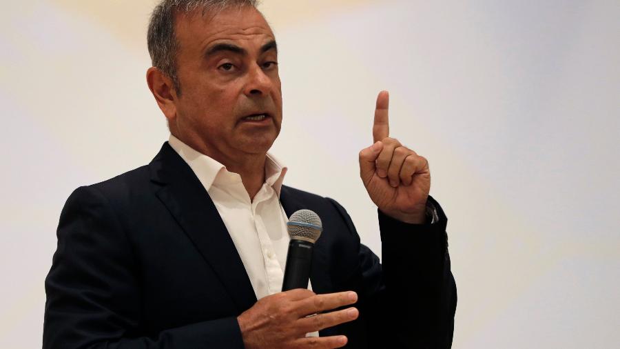 Ex-diretor-executivo da Renault e da Nissan, Carlos Ghosn - Anwar Amro/AFP