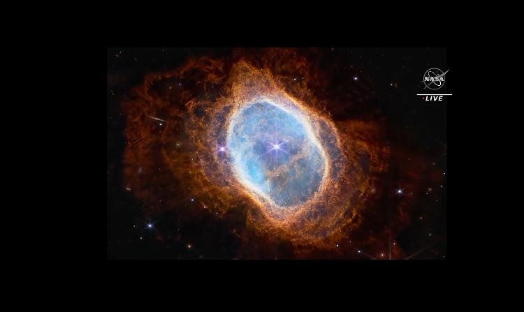 Nebulosa do Anel do Sul - NASA, ESA, CSA, e STScI - NASA, ESA, CSA, e STScI