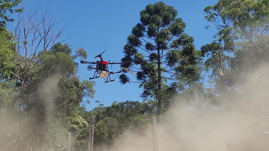 Drone conta com radar específico que ajuda a fazer 'tomografia' do solo