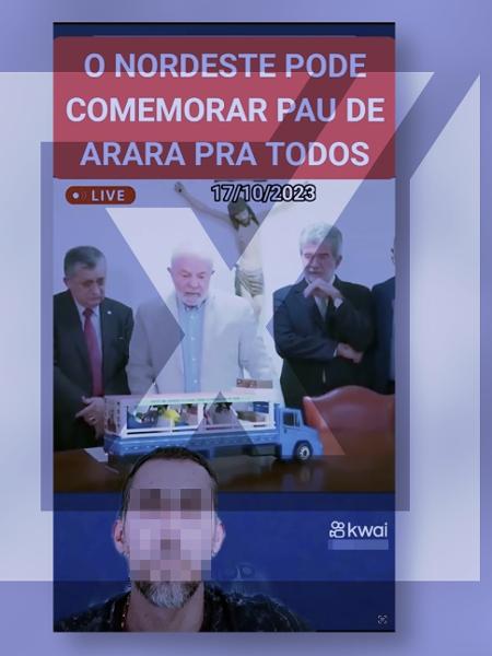 27.out.2023 - Embora tradicional em cidades do interior do Nordeste, a utilização do pau de arara é proibida desde 2014 por resolução do Contran. Lei sancionada não altera isso.