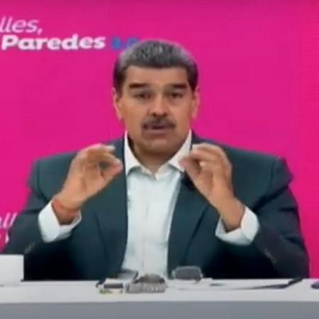 Presidente da Venezuela Nicolás Maduro em live no Youtube Con Maduro+ 28ª