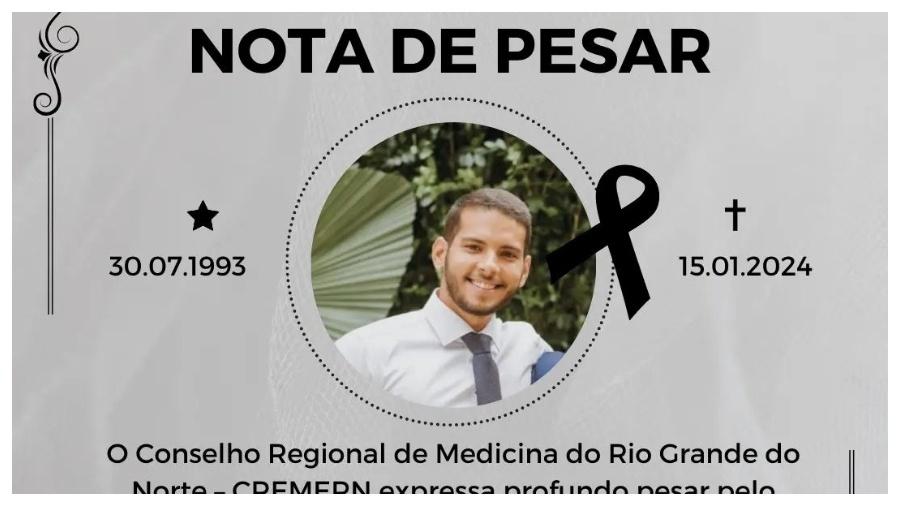 O médico foi achado sem vida na sala de descanso do Hospital Geral Dr. João Machado, em Natal