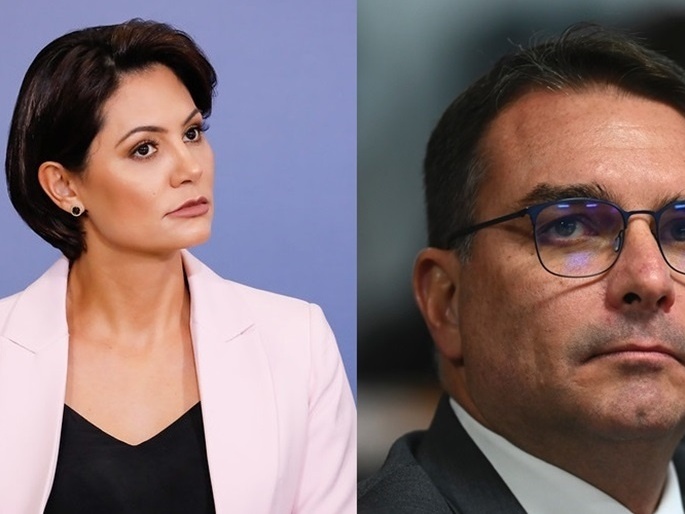 Desculpa de Flávio Bolsonaro traz críticas a Michelle nas entrelinhas