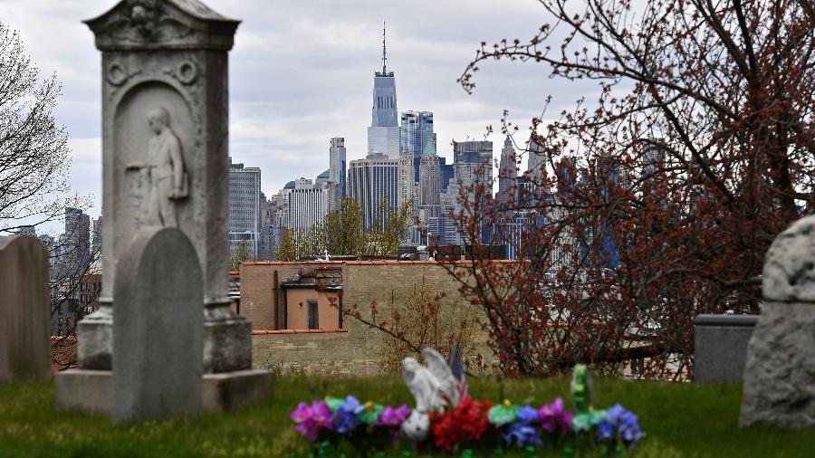 Cemitério Green-Wood, em Nova York, nos EUA - Angela Weiss / AFP