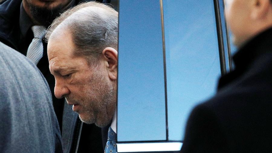 Ex-produtor Harvey Weinstein no tribunal de Nova York - ANDREW KELLY