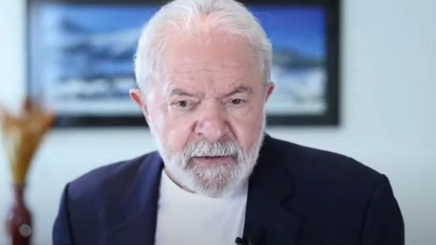 9.fev.2022 - Lula durante entrevista para a rádio Brasil Campinas - Reprodução/YouTube