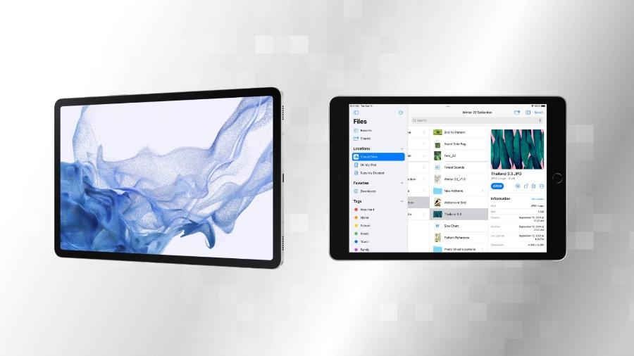 Comparativo Samsung Galaxy Tab S8 vs iPad 9ª geração - Reprodução