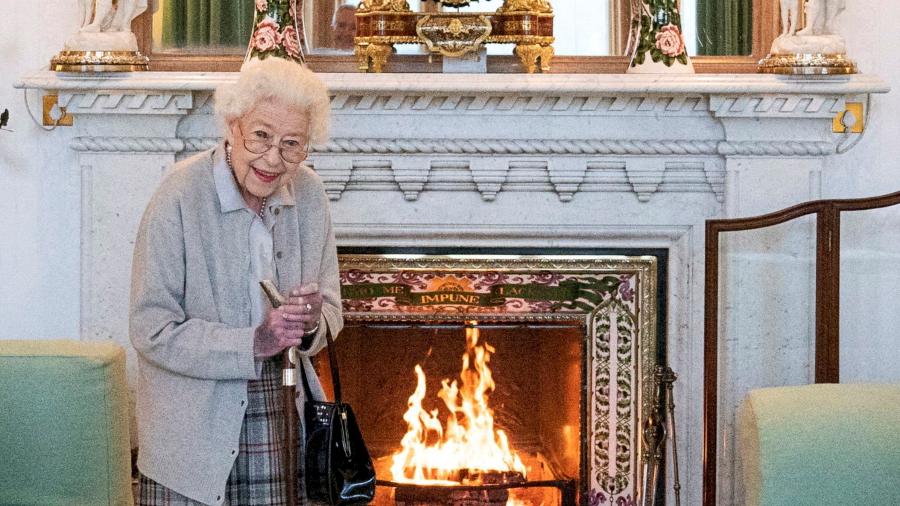 Rainha Elizabeth 2ª em Palácio de Balmoral, na Escócia, para receber a nova primeira-ministra, Liz Truss
