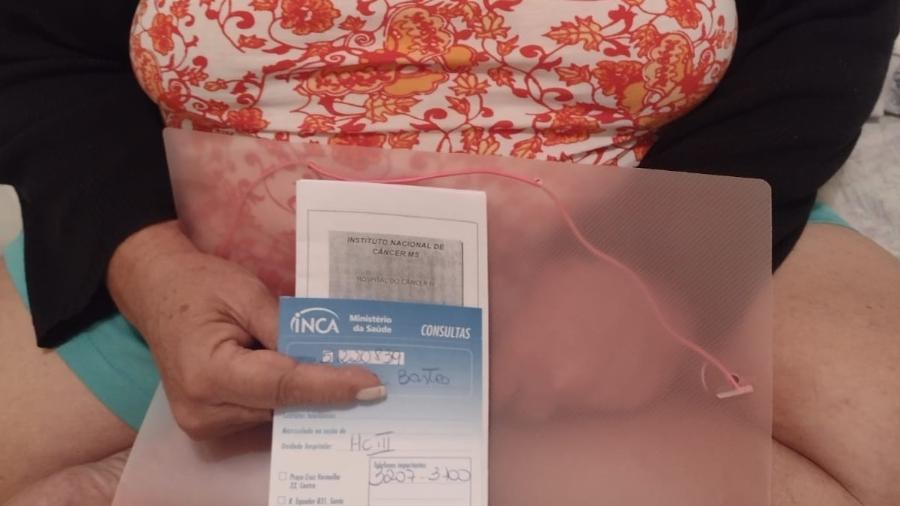 Idosa de 67 anos perdeu biópsia do câncer de mama no Inca, no Rio, por causa dos bloqueios nas rodovias - Arquivo Pessoal
