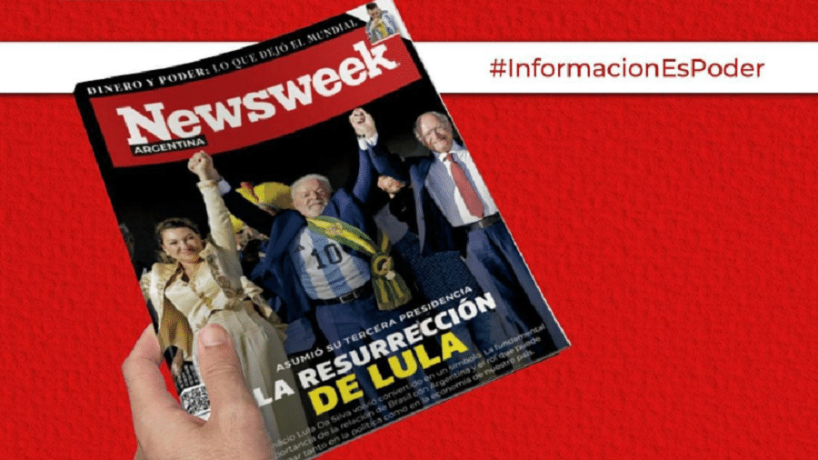 Lula aparece na capa da revista Newsweek Argentina a poucos dias de cúpula de países latinos em Buenos Aires - Newsweek Argentina/Divulgação