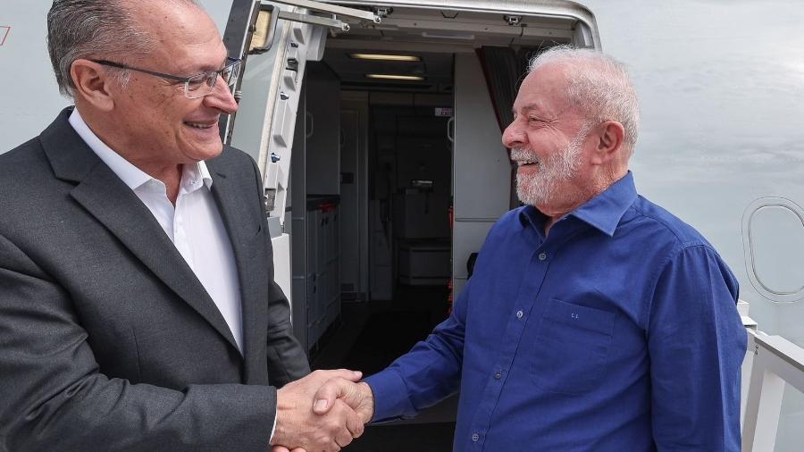 Lula se despede do vice Alckmin antes de embarcar para os EUA - Ricardo Stuckert/Divulgação
