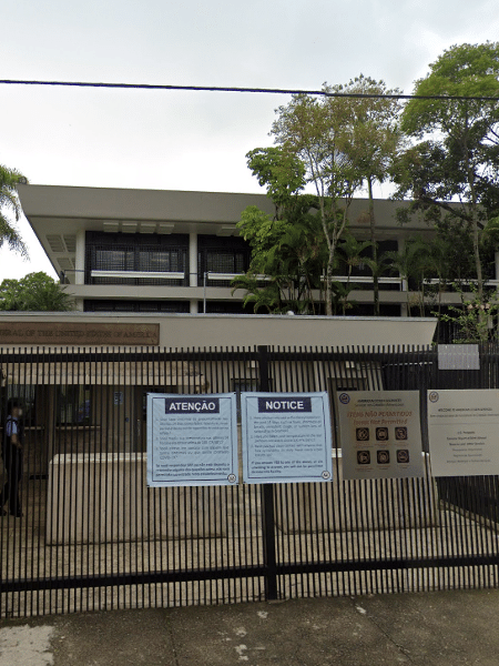 Fachada do Consulado Geral dos EUA em São Paulo