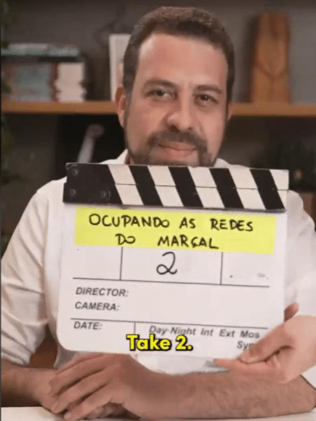 Guilherme Boulos (Psol) publicou vídeo de resposta em redes de Pablo Marçal (PRTB) - Divulgação / TikTok