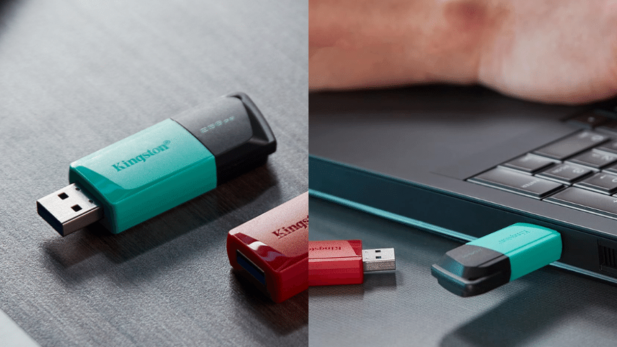Pen Drive da Kingston possui armazenamento de 256 GB Pen Drive da Kingston possui armazenamento de 256 GB