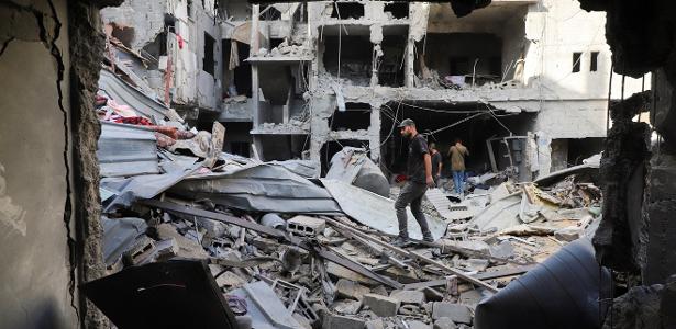 Photo: noticias.uol.com.br Israeli Attacks Threaten Gaza Peace Plan Negotiations