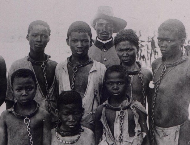 Estima-se que pelo menos 80 mil homens, mulheres e crianças das etnias herero e nama morreram entre 1904 e 1908 - Arquivo Nacional da Namíbia