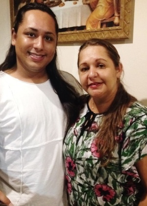Marcelo e a mãe Valdira Andrade das Neves - Arquivo pessoal