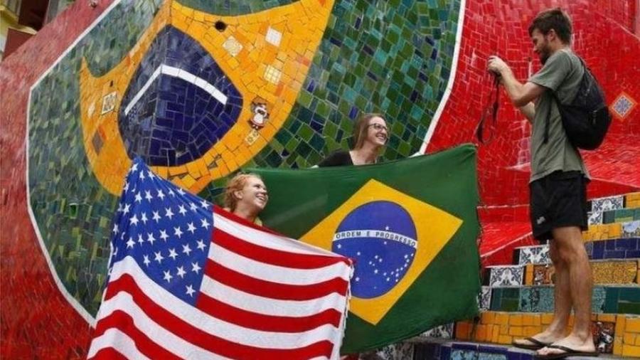 Americanos são o segundo maior grupo de turistas que visitam o Brasil anualmente, atrás dos argentinos - Reuters