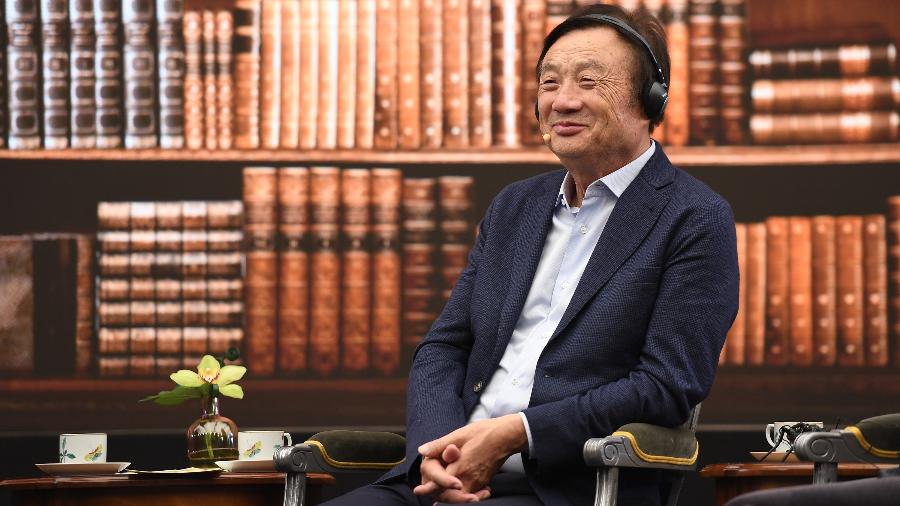 O fundador e CEO da Huawei Ren Zhengfei, na sede da companhia em Shenzhen (China) - Xinhua/Liang Xu