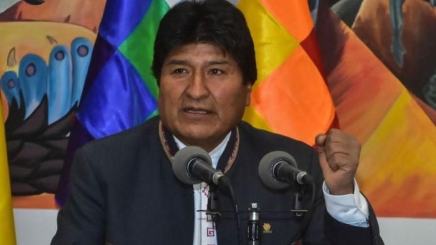"Ganhamos com mais com mais de 10%, foi constitucional", diz Evo Morales à televisão estatal da Bolívia - GETTY IMAGES