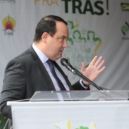 O presidente da Funai, Marcelo Xavier, discursa durante evento em São José (SC) no dia 27 de junho de 2020 - Acervo / Funai  (Willian Meira/MMFDH)