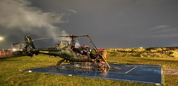 Helicópteros do Ibama são incendiados em aeroclube de Manaus