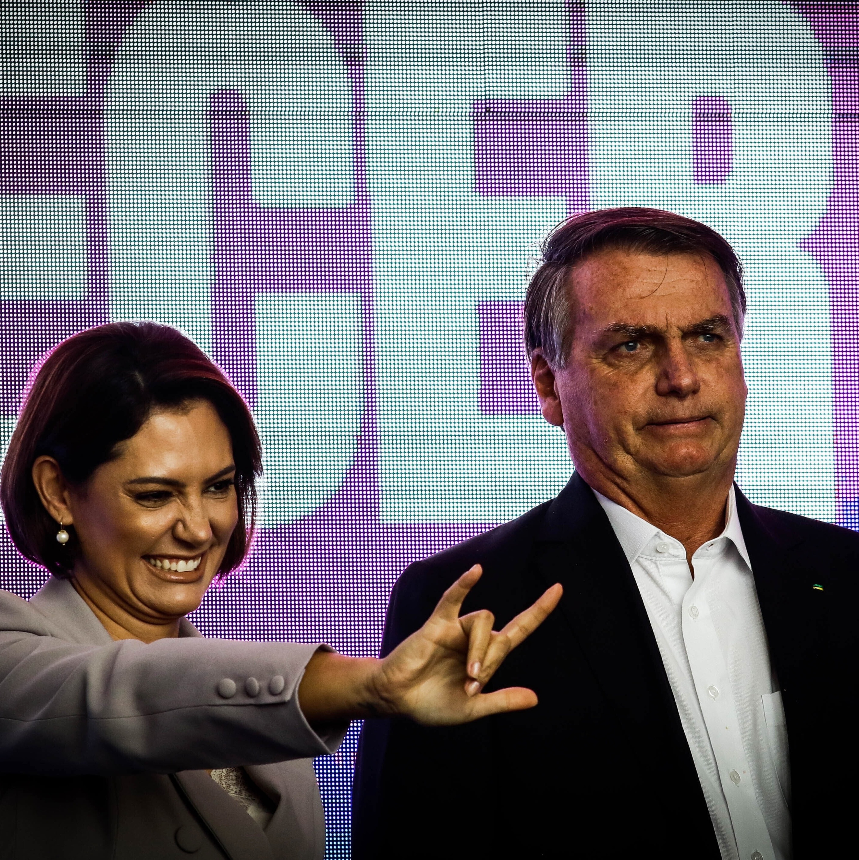 Bolsonaro e Michelle passam tarde em rancho com deputados do PL