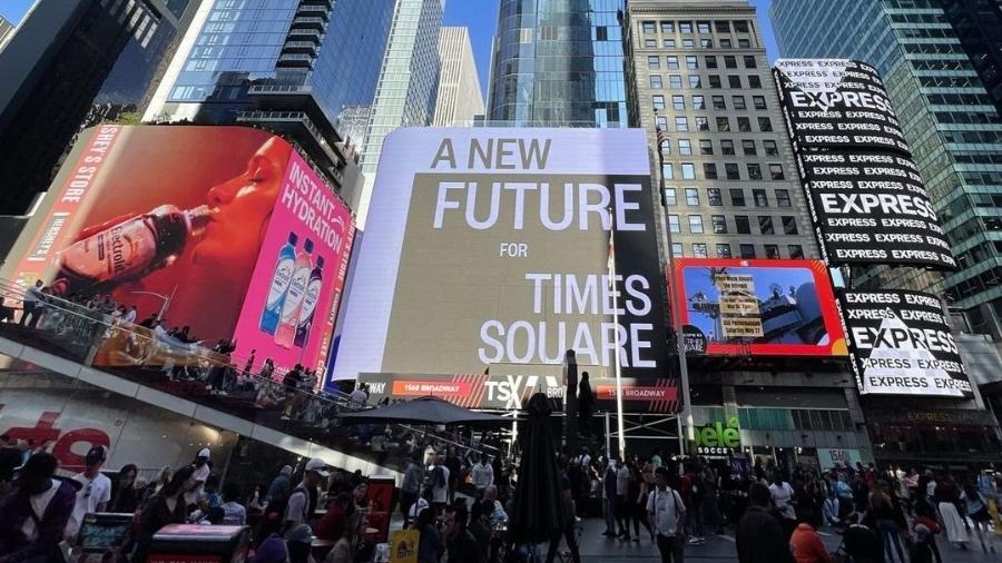 Edifício fica em um cruzamento da Times Square - Reprodução/Instagram