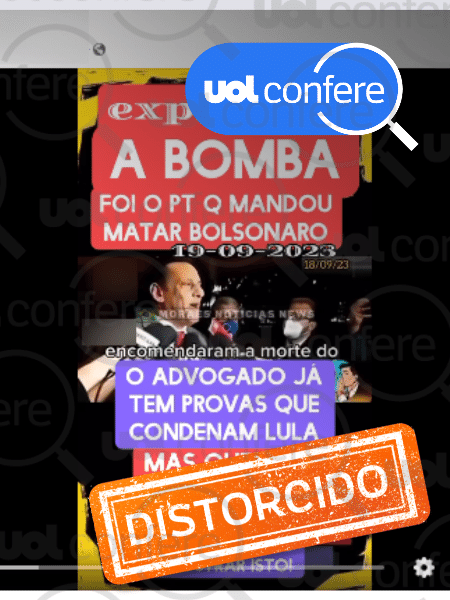 21.set.2023 - Coletiva de imprensa foi concedida por advogado da família Bolsonaro em 2021