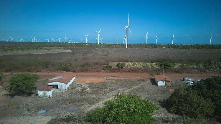 Quase metade dos parques eólicos no RN é vizinho de assentamentos rurais; na foto assentamento em São Miguel do Gostoso