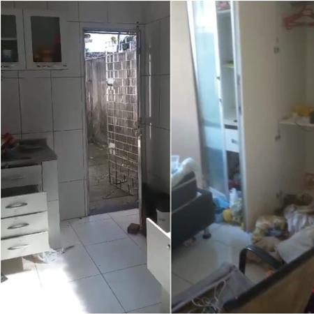 Ex-moradora do bairro Pinheiro mostra casa revirada 