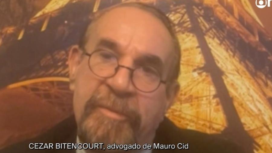 Cezar Bitencourt, advogado de Mauro Cid - Reprodução de vídeo / GloboNews