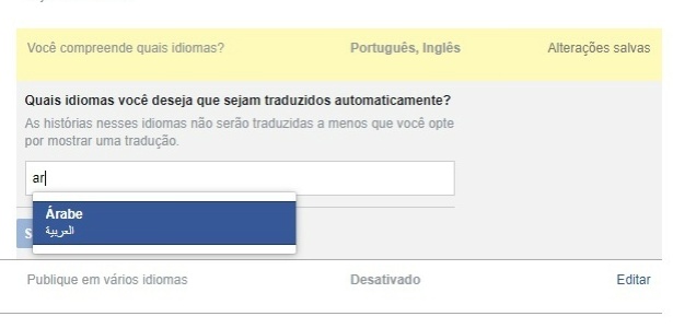 Facebook vai liberar tradução automática de post em perfis de usuários