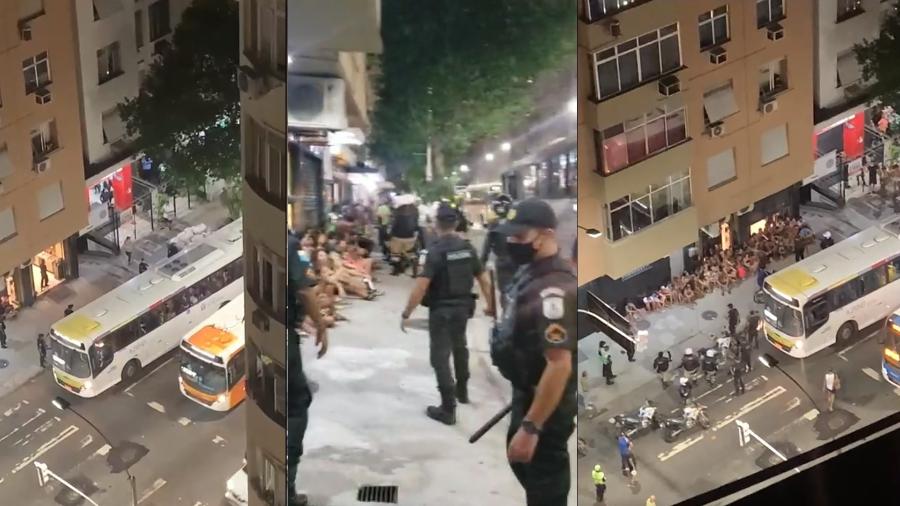 Vídeos mostram policiais retirando pessoas de forma truculenta no Rio de Janeiro - Redes sociais/reproduçaõ