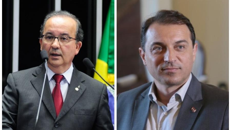 Jorginho Mello e Carlos Moisés disputam o governo de Santa Catarina - Agência Senado e Divulgação
