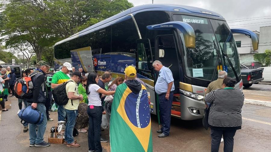 Após os ataques aos prédios dos Três Poderes, STF apreendeu 87 ônibus - 8.jan.2023 - Bruno Santos/Folhapress