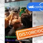 Vídeo não mostra Bolsonaro na Argentina em 2023, mas em Natal (RN) em 2017