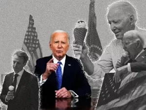 Biden faz discurso mais gelado que sorvete após desistência da reeleição