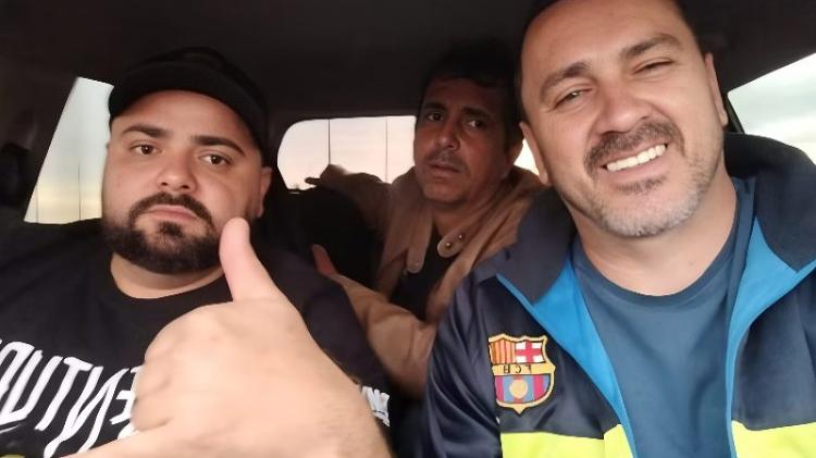 Diego Henrique Afonso (à esquerda), Robishley Hirnani De Oliveira (no centro) e Rafael Juliano Marascalchi (à direita) saíram de São José do Rio Preto 