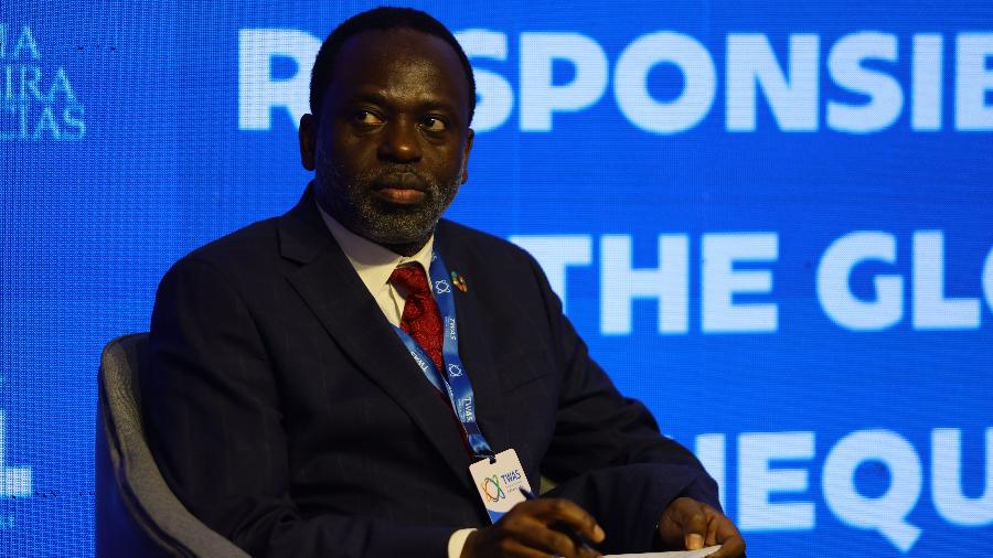 Tshilidzi Marwala, reitor da Universidade das Nações Unidas e subsecretário-geral da ONU, durante a conferência geral da Academia Mundial de Ciências (TWAS), no Rio 