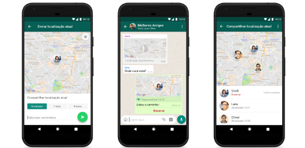 Novo recurso do WhatsApp pode dar mais segurança em trajetos - Divulgação