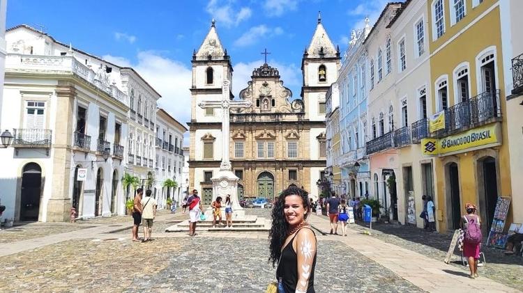 Jessica das Neves pagou caro em Salvador por transporte por aplicativo - Divulgação - Divulgação