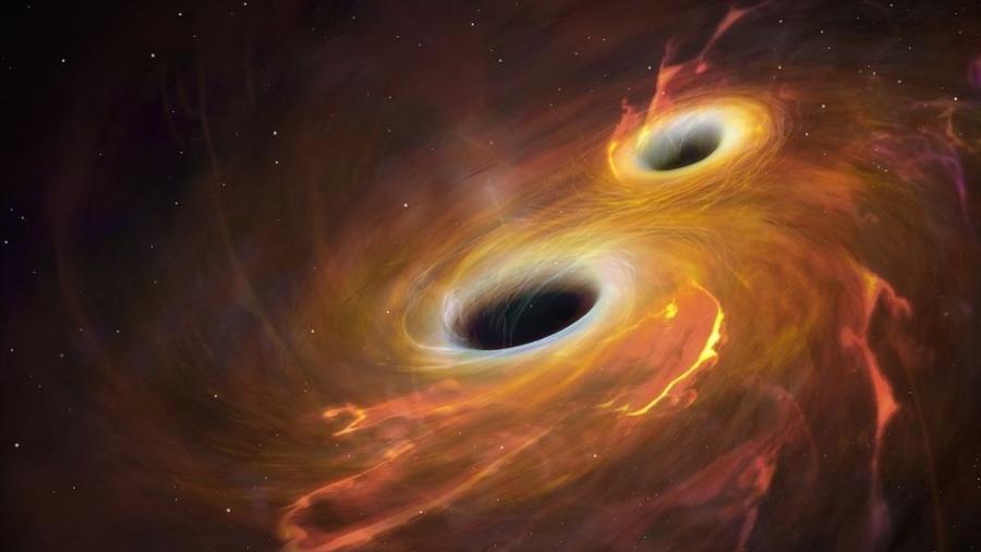 As ondas gravitacionais surgem após a colisão violenta entre dois objetos massivos, como buracos negros - Getty Images